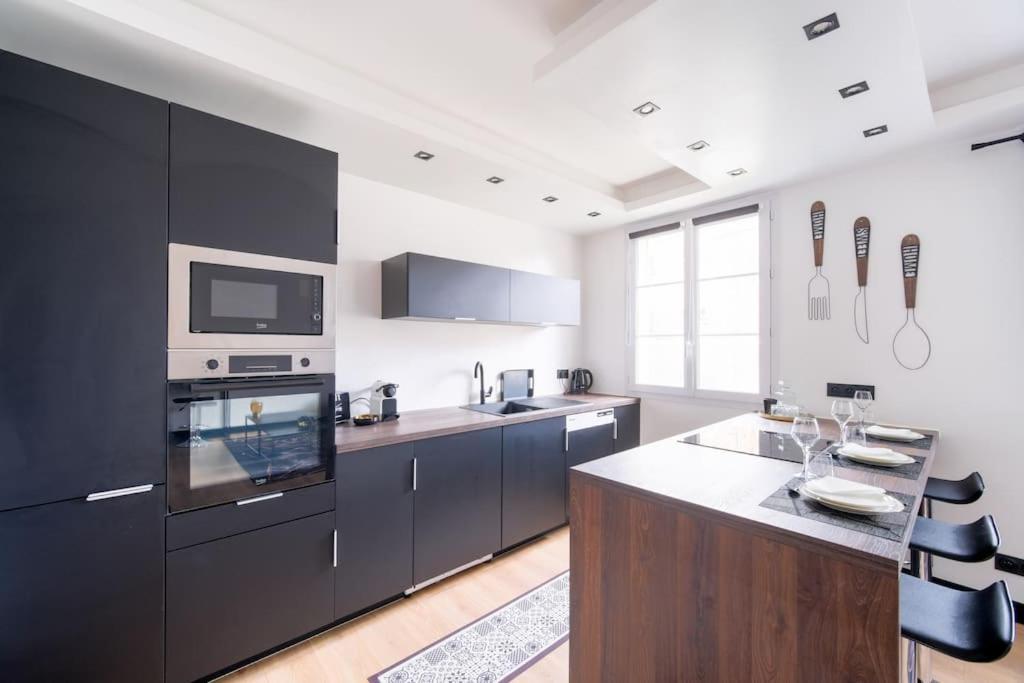 Le Black & White - 10 Min Orly, 3 Min Gare Juvisy Apartment Athis-Mons Luaran gambar