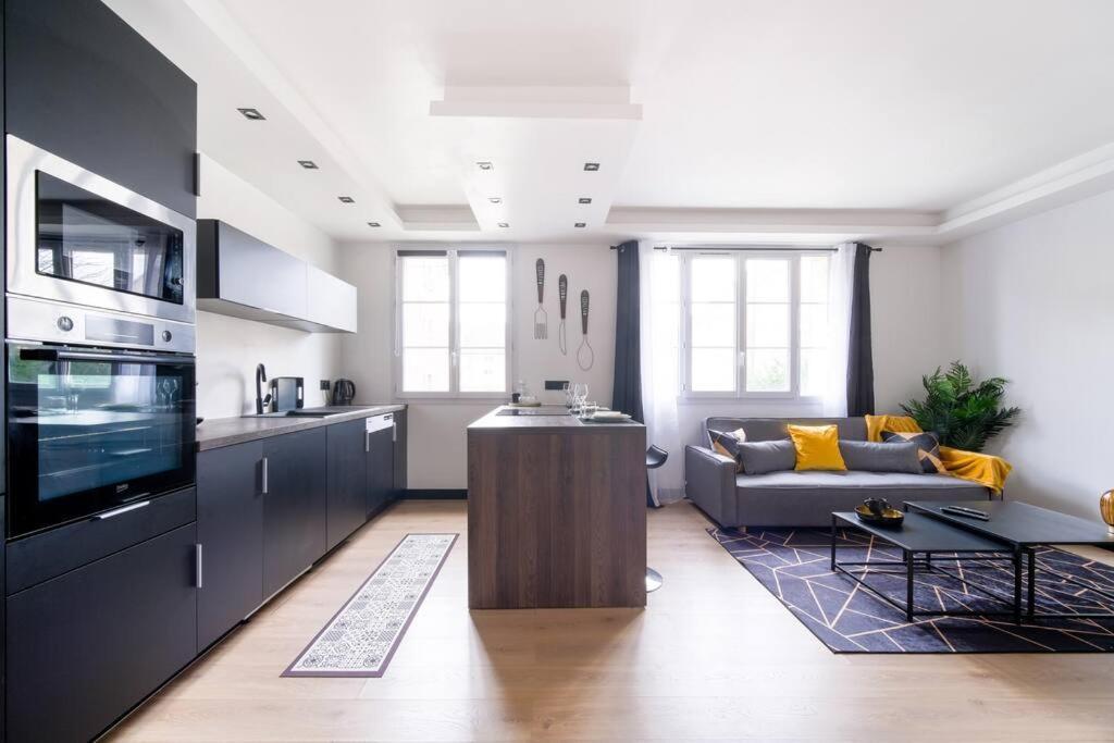 Le Black & White - 10 Min Orly, 3 Min Gare Juvisy Apartment Athis-Mons Luaran gambar